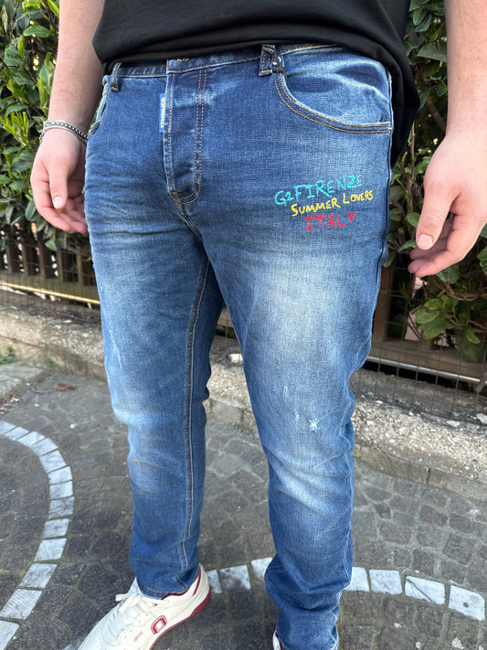 Jeans G2 Firenze SKY BASIC Uomo