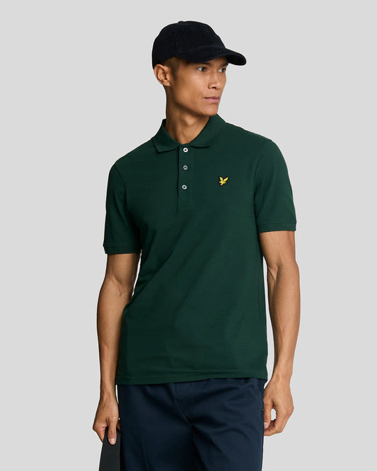 Polo Lyle & Scott Dark Green W486 Uomo