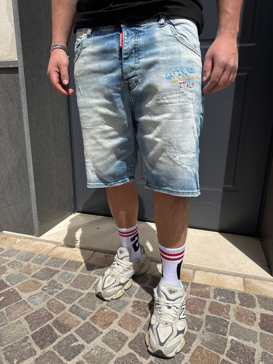 Bermuda Jeans G2 Firenze Summer Ricamo Uomo