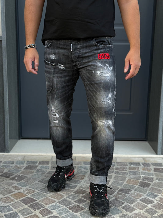 Jeans G2 Firenze Three Pocket Black Uomo
