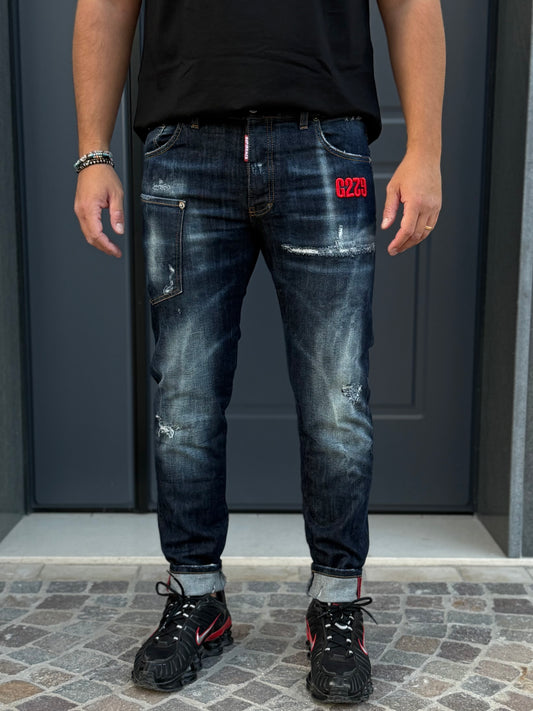 Jeans G2 Firenze Three Pocket Blue Uomo