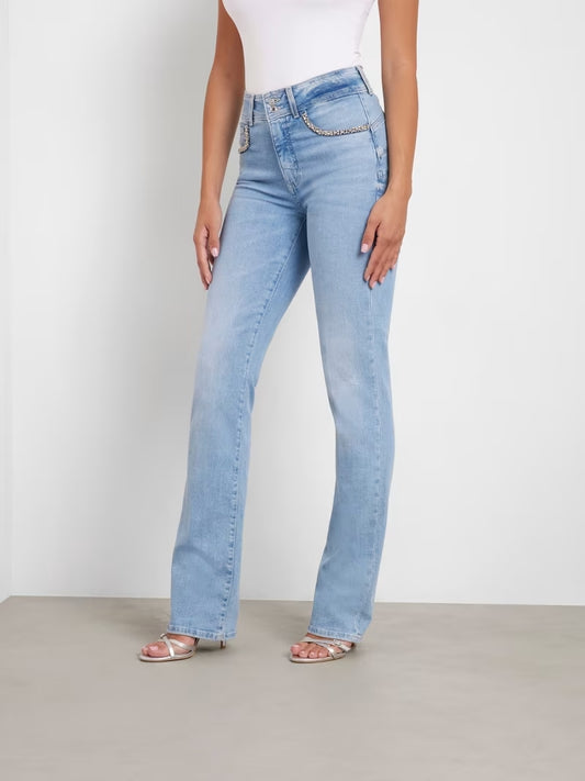 Jeans Guess Straight Shape Up Donna