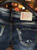 Jeans G2 Firenze WHITE PAINT Bambino
