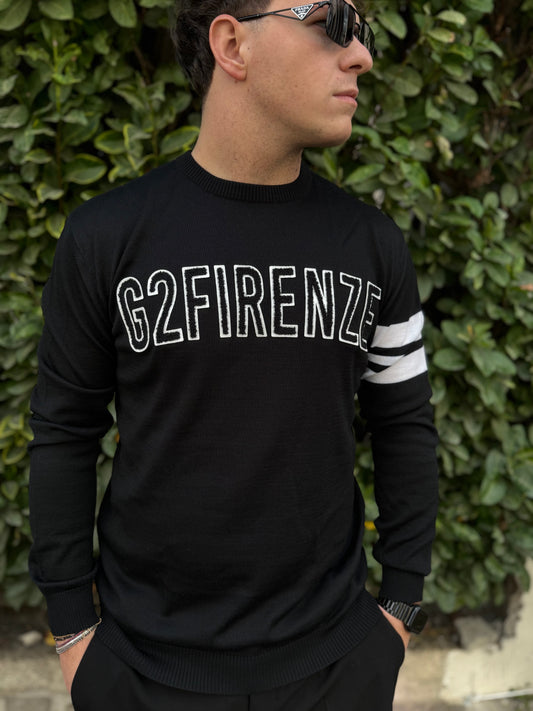 Maglioncino G2 Firenze Uomo Wool Ricamo