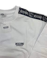 Felpa Moschino Bianca Uomo