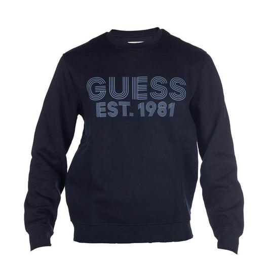 Felpa Guess Blu Uomo