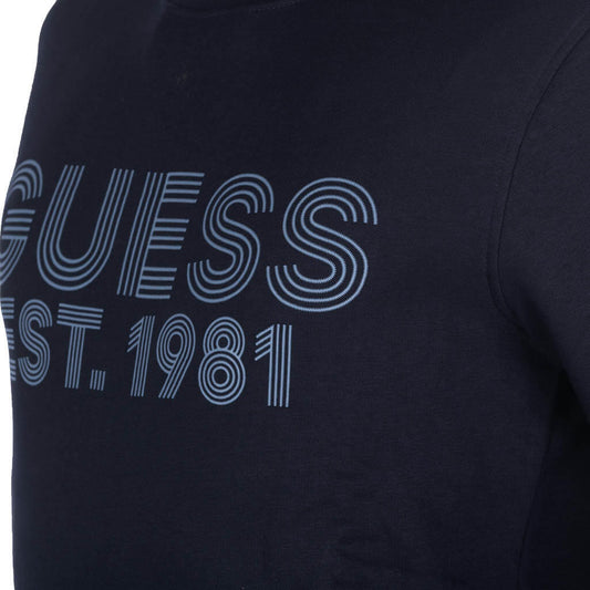 Felpa Guess Blu Uomo
