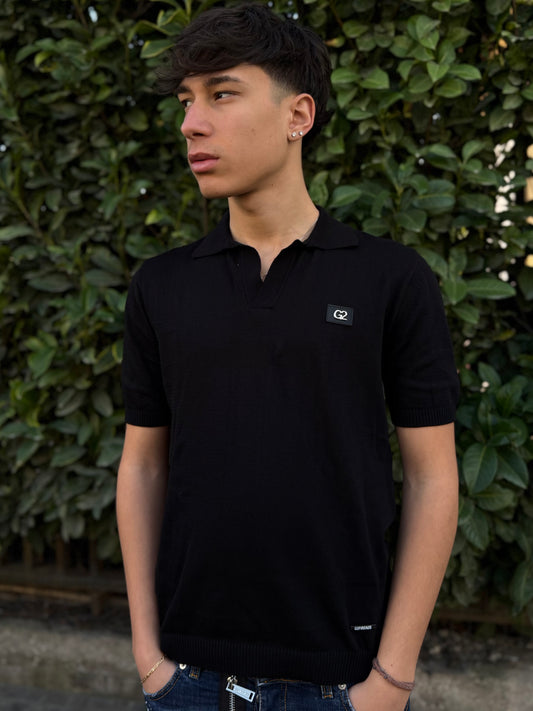 Polo In Filo Polo G2 Nera Uomo