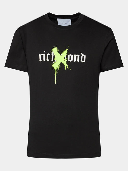 T-Shirt John Richmond Nera Uomo