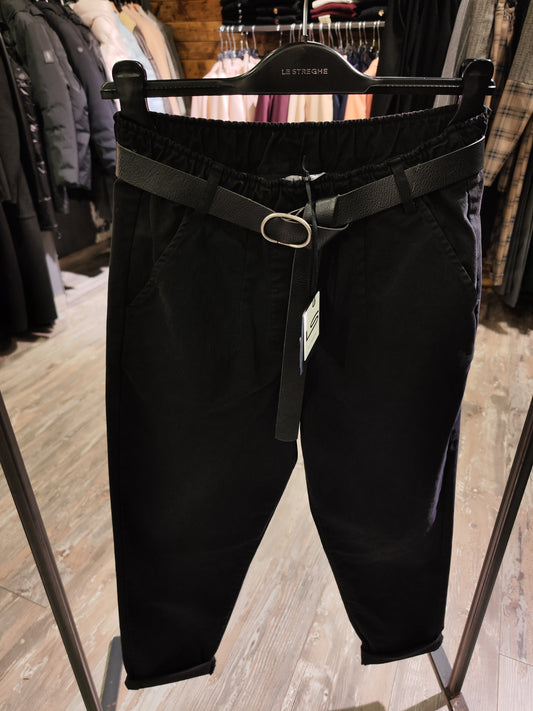 Pantalone Le Streghe Cintura Nero Donna