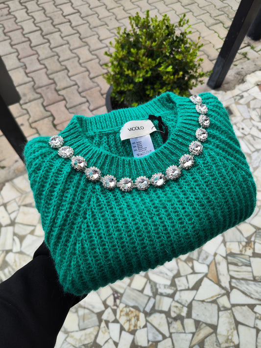 Pull Vicolo Verde Donna