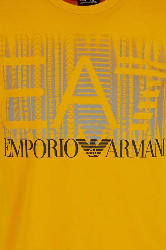 T-Shirt EA7 Gialla Uomo
