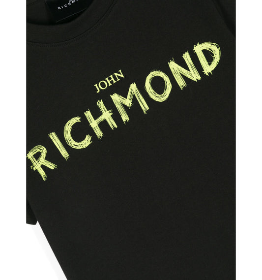T-Shirt John Richmond "Graffi" Nera Bambino/Ragazzo