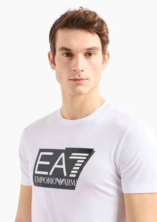 T-Shirt Armani EA7 Coordinata Bianca Uomo